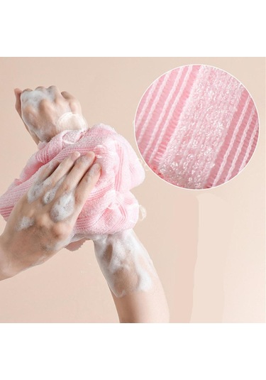 Suntek Erkekler Ve Kadınlar Için Peeling Lif Havlu Pembe