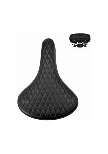 Epic 26x200 Saddle Geniş Yumuşak Yaylı Bisiklet Selesi Koltuğu Siyah