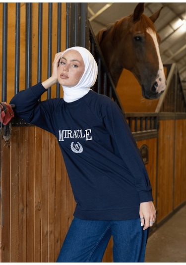 Mayovera Sweatshirt Miracle 19 Lacivert