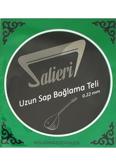 Salieri 0.22 Mm Paslanmaz Takım Tel - Uzun Sap Bağlama Teli 022