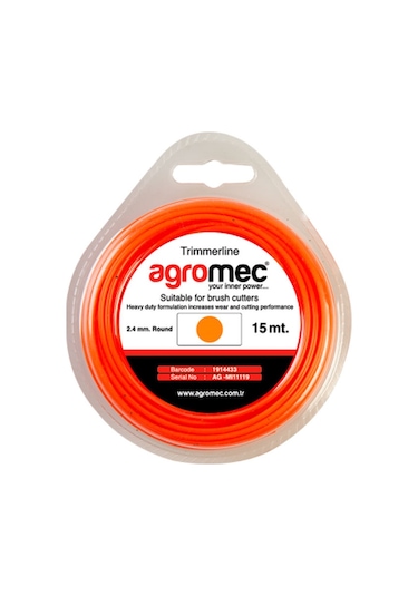 Fgd 2.4mm 15mt Yuvarlak Misina Agromec Motorlu Tırpan
