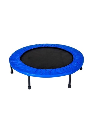 102cm Katlanabilir Trambolin Taşınabilir Egzersiz Mavi Trambolini