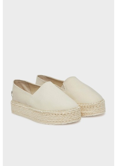 Calvin Klein Bayan Espadril Yw0yw01737 Aeo Bej Bej