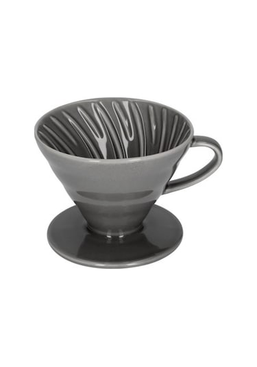 V60 Demleme Seti Seramik Dripper + 100'lü Filtre + Kahve