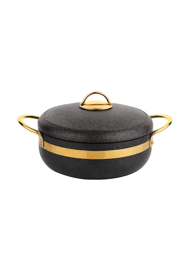 Schafer Goldie 7 Parça Granit Tencere Seti Siyah