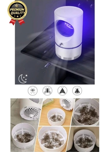 Premium Kimyasalsız Sessiz Şarjlı Uv 6 Işıklı Elektrikli Haşere Böcek Sinek Kovucu Öldürücü Lamba