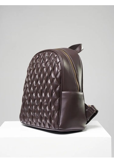 Kari Şehir A5 Deri Sırt Çantası 468601634 Koyu Kahverengi