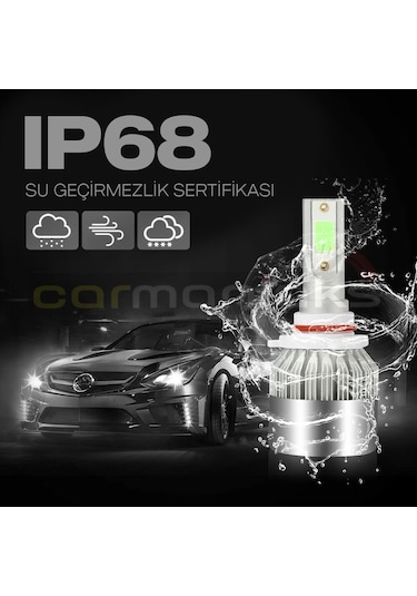 H7 Buz Mavi C6 Led Xenon Far Ampulü Şimşek Etkili 5800LM