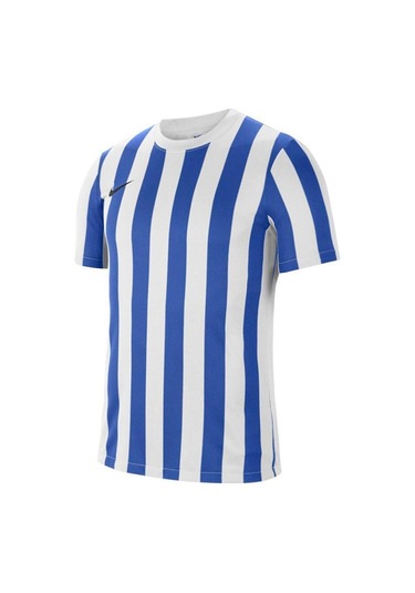 Nike Dri-Fit Division 4 Futbol Tişört Cw3813-102 Beyaz - Mavi