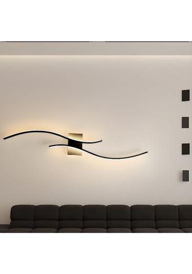 Kıvrım Kıvrım Model Led Beyaz Işık Ultra Power Led Avize X