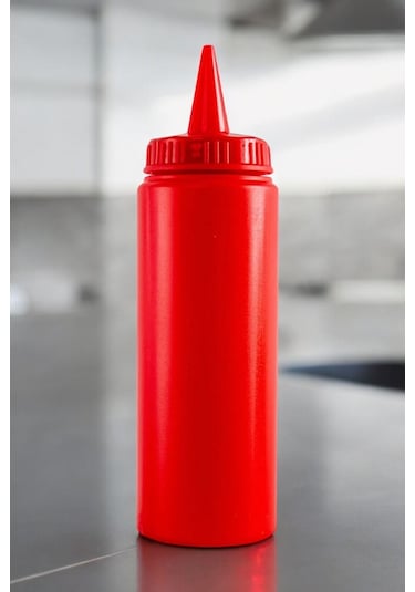 500 Ml. Fişek Sosluk Ketçap Mayonez İkili Kırmızı