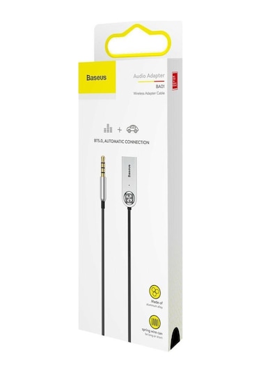 Baseus Bluetooth Aux 3.5Mm Usb Araç Transmitter Mikrofonlu