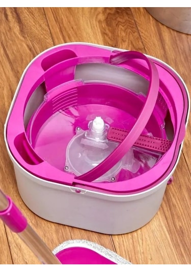 Temiz Kirli Suyu Ayırma Özellikli Otomatik Mop Seti Paspas Seti Mikrofiber Temizlik Seti