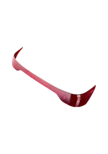 Wogen 52 Litre Motosiklet Arka Çanta Reflektör Camı Kırmızı Siyah