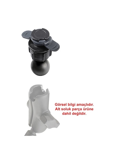Lampa Opti-Ball Head 25Mm Top + Telefon Tutucu Adaptörü 90555