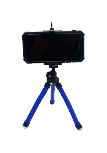 Kingma Esnek Ahtapod Tripod Telefon Tutucu Kırmızı