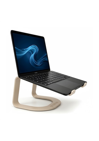 Prexua Lifter Ergonomik Metal Notebook & Laptop Standı - Metal- Gold - Lft4015gl