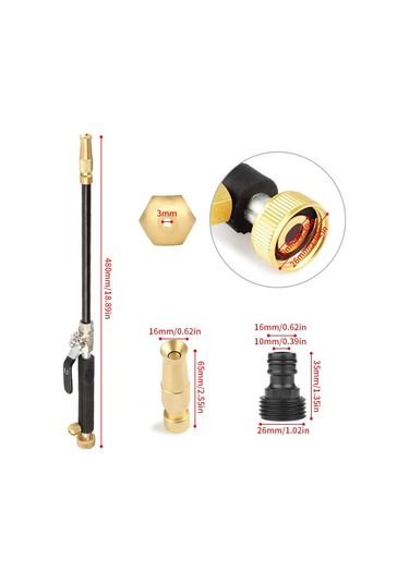 Lqg Jet Power Washer Waterjet Bahçe Hortumu Otomobil Ev