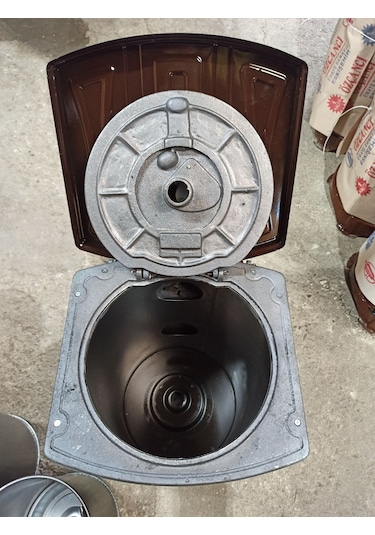 Alttan Havalı Kovalı Uyuyan Soba-Kömür Sobası-Odun Sobası Kovalı N11.39