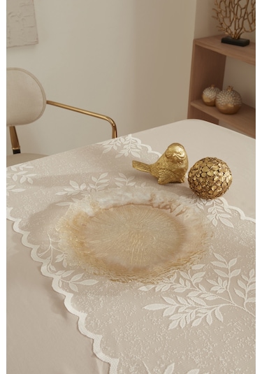 Karaca Home Gemma Dekoratif Tabak Amber