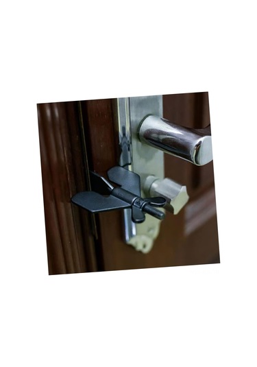 Gajeena Ev Otel Güvenlik Engeli Kadınlar İçin Taşınabilir Alarmlı 304 Çelik Kapı Blokaj Aleti Siyah Çok Renkli