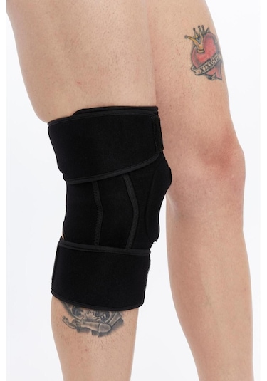 Prolife Ortopedi Patella Menteşe Destekli Dizlik Siyah