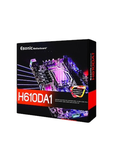 Esonic H610DA1 Intel H610 3200 MHz DDR4 Soket 1700 mATX Anakart