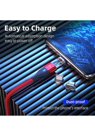 Cbtx Enkay Hat Prince 6in1 1M PD 60 W Manyetik Usb Şarj Veri Kablosu