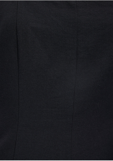 Mavi - Askılı Siyah Uzun Elbise 1310479-900 Siyah