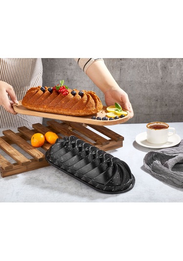 Ebru Granit Döküm Kek Kalıbı 33 Cm