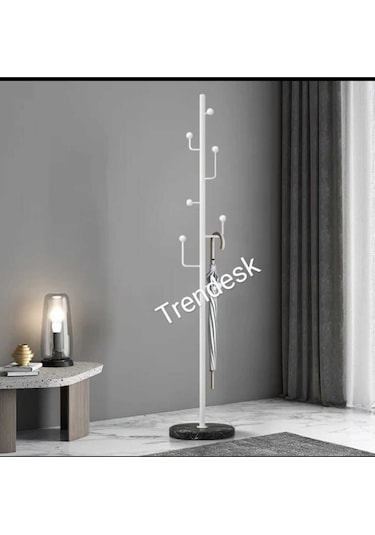 Modern Metal Siyah Ayaklı Askılık Elbise Askısı 165 30 Cm Siyah