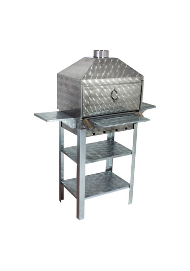 Metehan MTH-30 Lüx Davlumbazlı - Kapaklı - Bacalı - Maltız Izgaralı Mangal