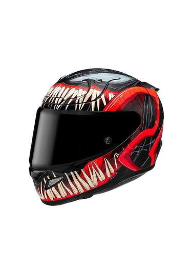 Hjc Rpha12  Venom3 Marvel Mc1sf Motosiklet Kaskı