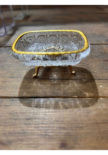 Wow Dikdörtgen Mini Lokumluk 6 Lı Altın Rengi