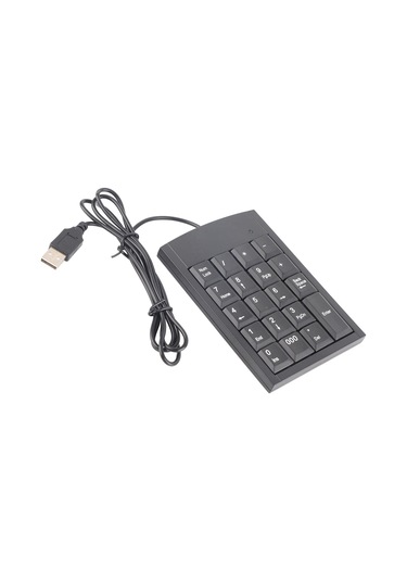 Yaozixa Usb Nümerik Klavye, Taşınabilir İnce Tasarım, Veri Girişi Kolaylaştırıcı, Dürtüye Dayanıklı, Tüm Bilgisayarlarda Uyumlu
