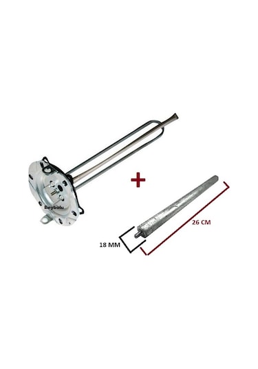 Baymak Uyumlu Anot + Rezistans , Termosifon Titanyum Rezistansı 2000 Watt