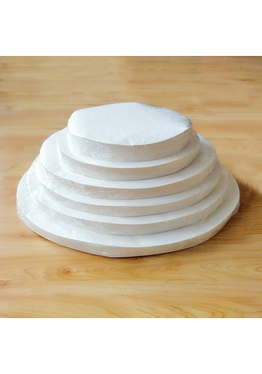 Teltree 500'lük Yapışmaz Pişirme Kağıdı Seti - Fırın, Mikrodalga Ve Airfryer İçin Çok Boyutlu Yuvarlak Kağıtlar Diğer