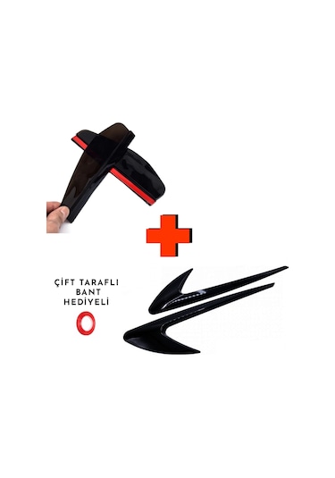 Daihatsu Delta Çamurluk Venti / Ayna Rüzgarlığı Pianoblack