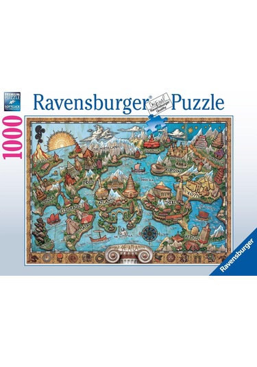 Ravensburger 1000 Parça Puzzle Gizemli Atlantis 167289
