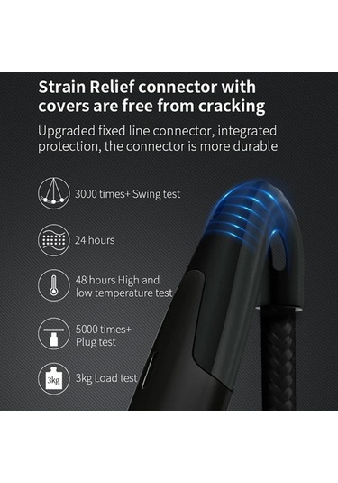 Xindoker Romoss Cb303 Hızlı Şarj Kablosu - 5a Güç, 480mbps Veri Aktarım, Çinko Alaşımlı Dayanıklı Tasarım