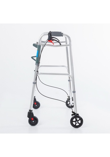 Comfort Tage Frenli Yürüteç 4 Tekerlekli Katlanır Walker Hasta Yürüteci A-1022 Walker