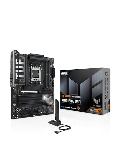 Asus TUF Gaming X870-Plus WIFI AMD X870 8000 MHz (OC) DDR5 Soket AM5 ATX Anakart