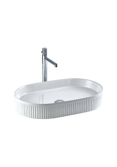 Lena - Tezgagh Üstü Porselen Lavabo Beyaz - Ey-4702- Beyaz