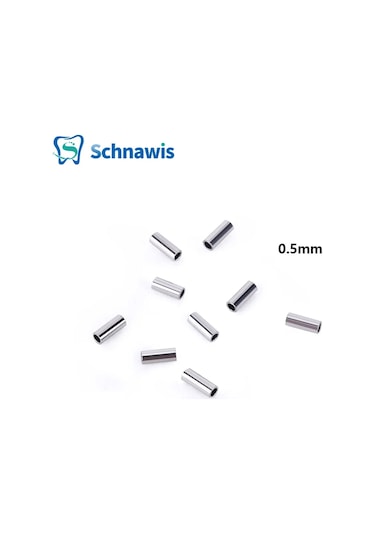 10 Adet/torba Ortodonti Kıvrılabilir Mini Durdurma Archwire Diş Kıvrılabilir Çapraz Tüpler Parantez Ortodoncia 0.5mm/0.8mm Minitubos Diğer