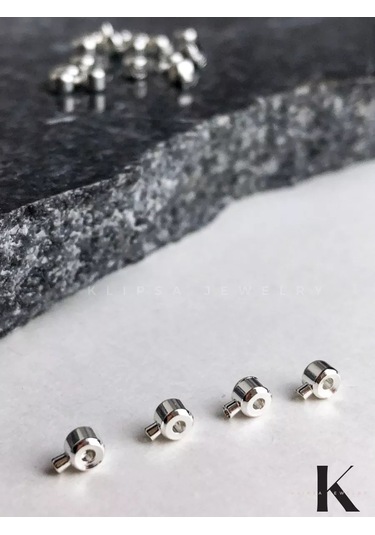 Klipsa Jewelry Bijuteri İçin Kendi Kendine Sıkmalı Kıbırçiklar, One-touch Sıkma Boncuklar 191938815