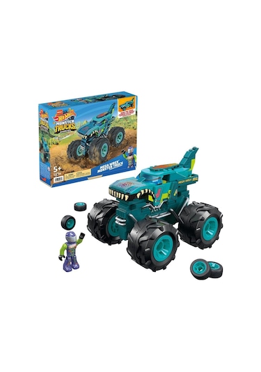 Hdj95 Mega. Hot Wheels Wrex Monster Truck. 187 Parça. 5 Yaş