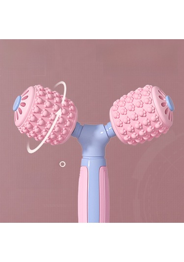 Skycity Kedi Parmaklıklı Silikon Yoga Masaj Aleti - Bacak Kasları Gevşetici, Fitness Egzersizleri İçin Taşınabilir Y-shape Roller Çok Renkli