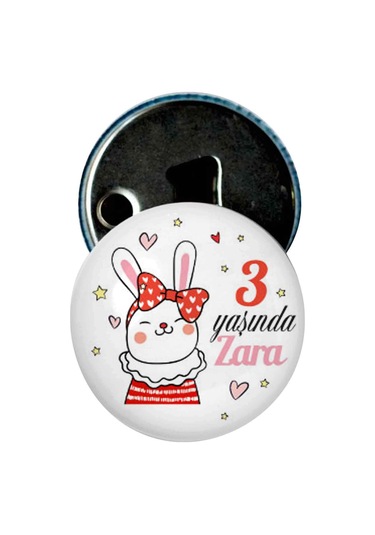Famous Bebek Şekeri Magnet Bebek Mevlüt Hediyelik Isimli Kapak Açacak  (434856043)