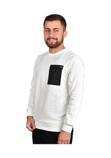 MANTA 5323 Cep Baskılı Sweatshirt