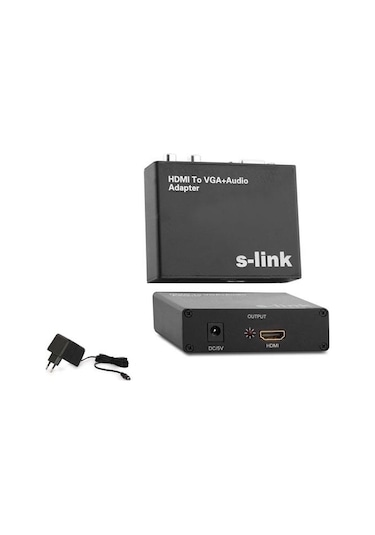 S-Link VHC11 VGA To HDMI Dönüştürücü